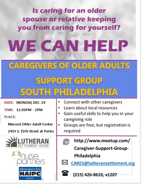 support group, caregiving, dementia, home care, NursePartners