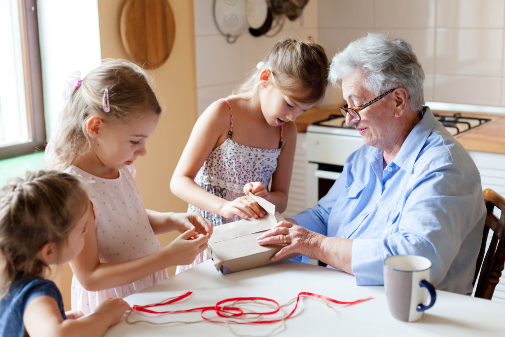 Grandmother with granddaughters How to know when its time for home care